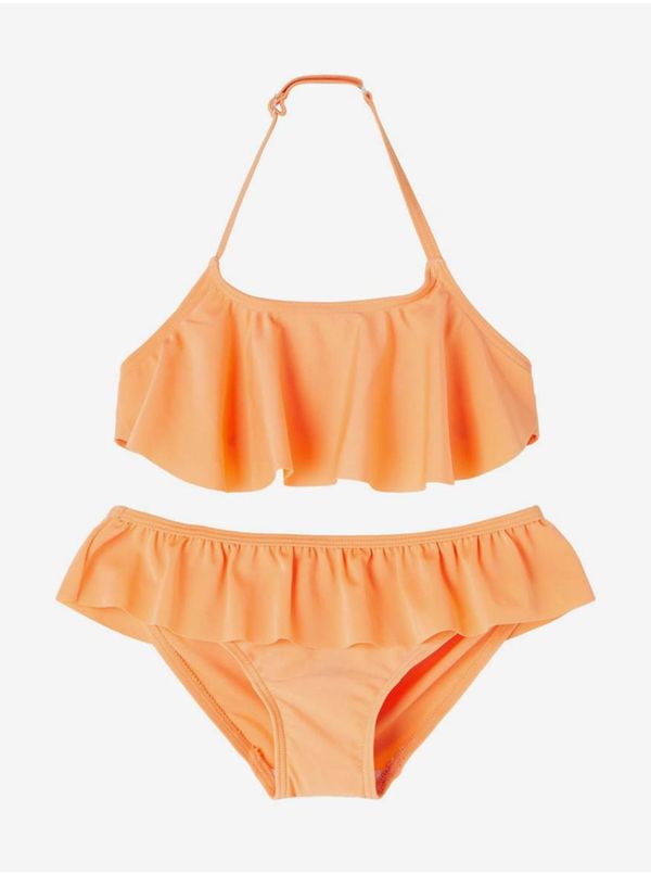 name it Orange girly two-piece swimwear name it Fini - unisex