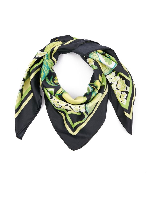 Orsay Orsay Black & Yellow Women's Patterned Scarf - Women