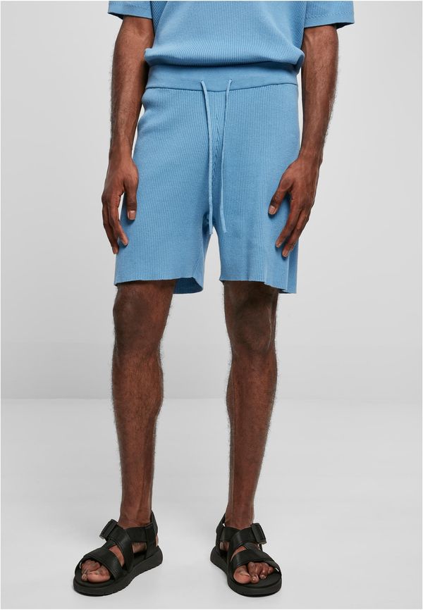 UC Men Ribbed shorts horizontal blue