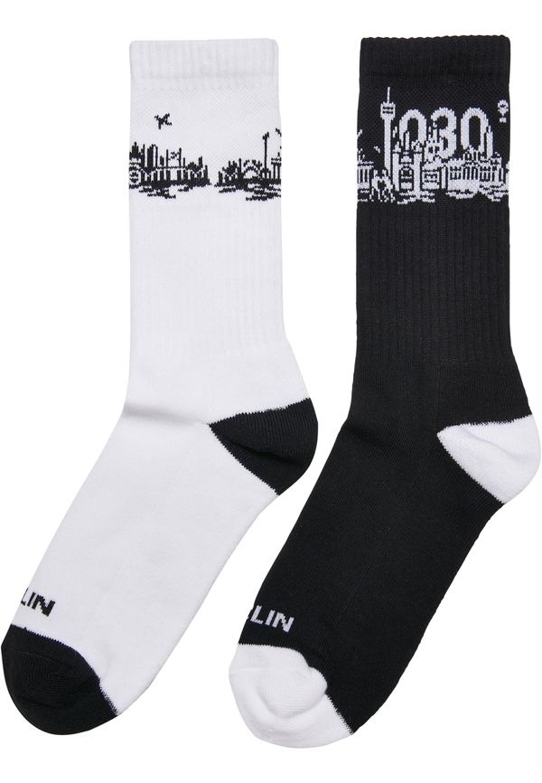 MT Accessoires Socks Major City 030 2-Pack Black/White
