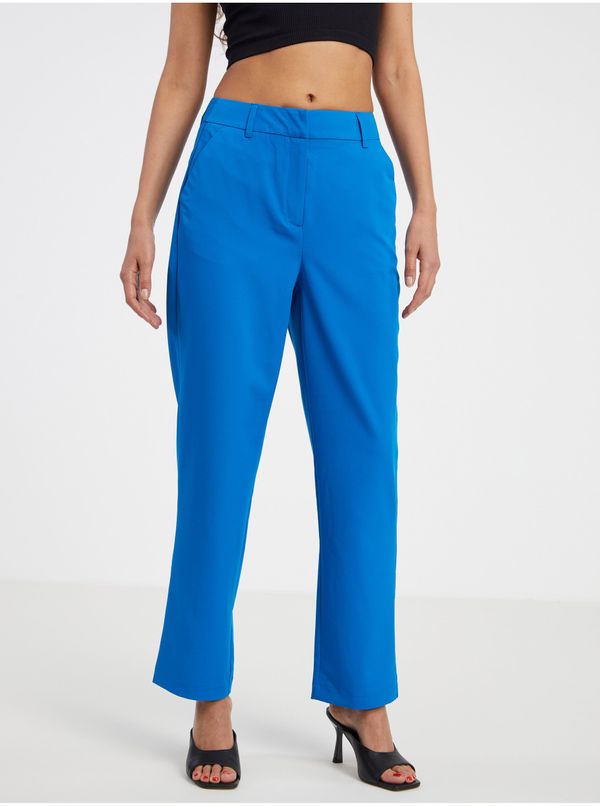 Vero Moda Women's blue cropped trousers VERO MODA Zelda - Women