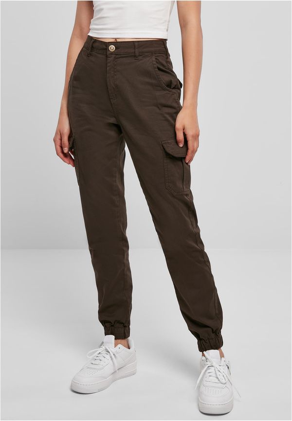 UC Ladies Women's high-waisted cargo pants brown