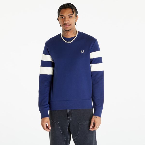 FRED PERRY FRED PERRY Tipped Sleeve Sweatshirt French Navy