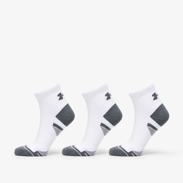 Under Armour Under Armour Performance Cotton 3-Pack QTR Socks White