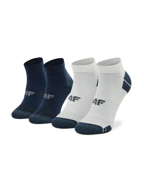 4F 4F Комплект 2 чифта къси чорапи мъжки H4L22-SOM002 Тъмносин