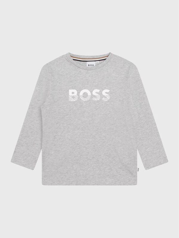 Boss Boss Блуза J25M15 S Сив Regular Fit