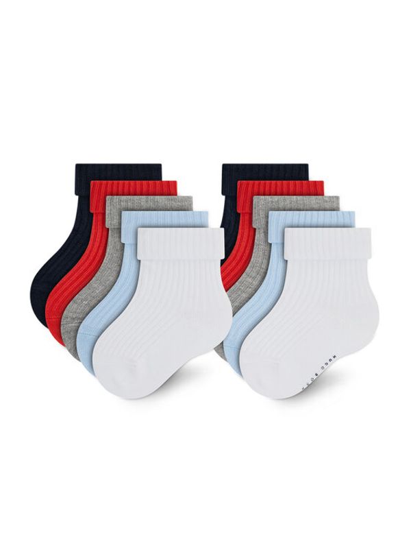 Boss Boss Комплект 5 чифта дълги чорапи детски J90213 Цветен
