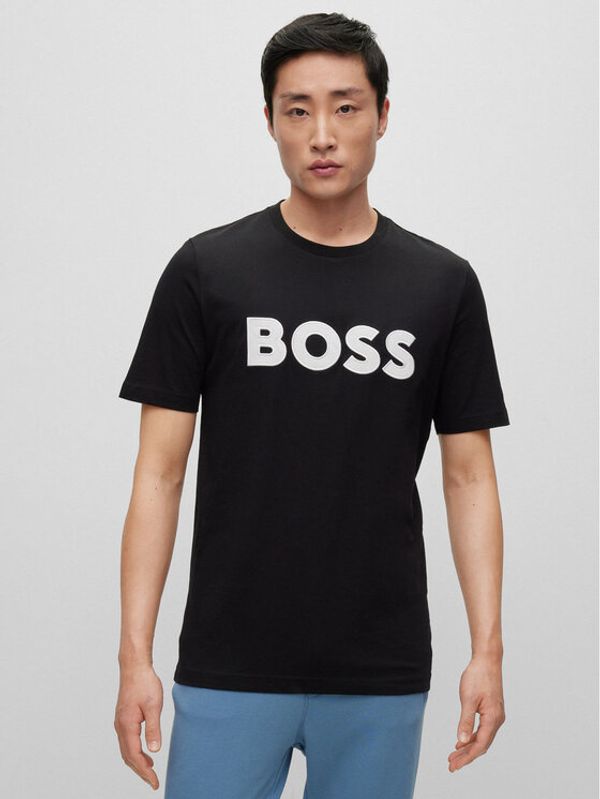 Boss Boss Тишърт 50486200 Черен Regular Fit