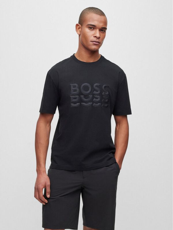 Boss Boss Тишърт 50495876 Черен Regular Fit