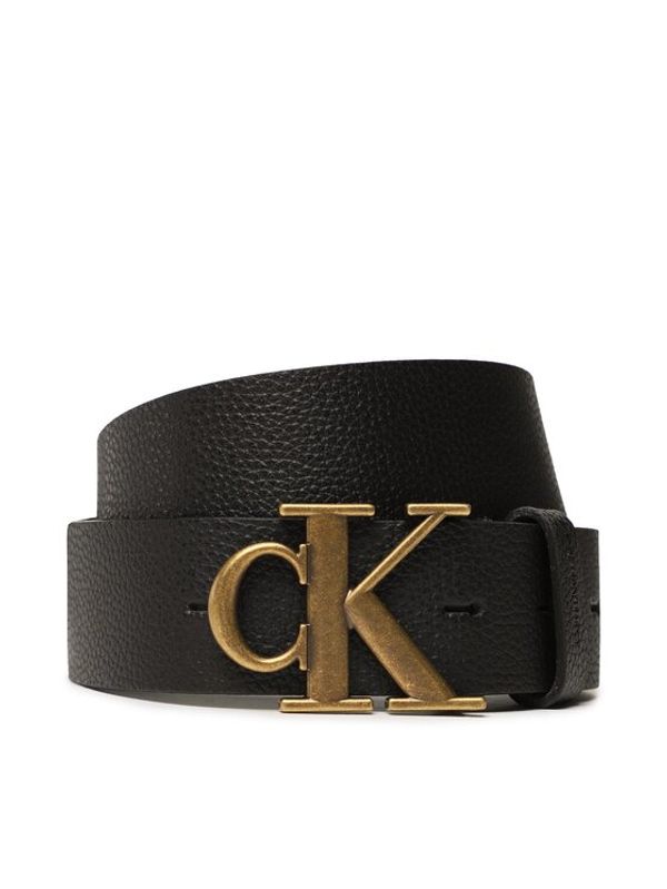 Calvin Klein Calvin Klein Дамски колан Round Mono Lthr Belt 35Mm K60K610896 Черен