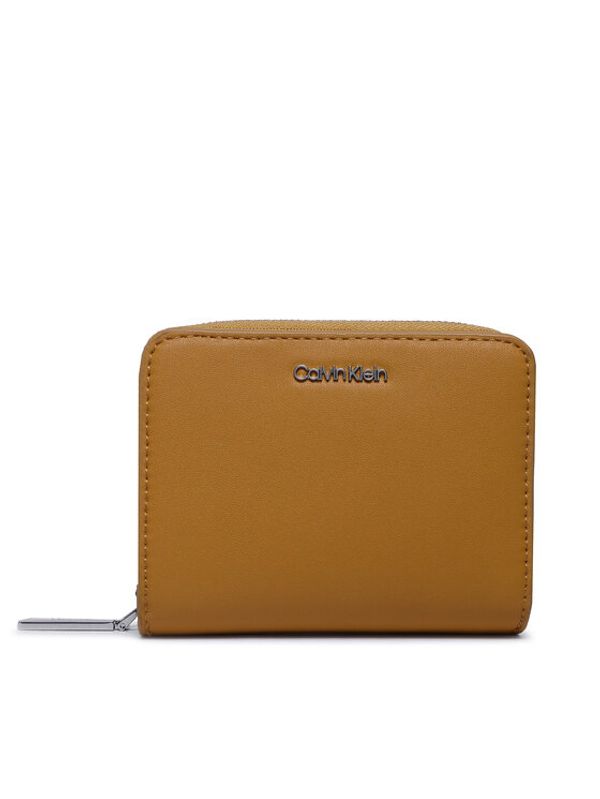 Calvin Klein Calvin Klein Малък дамски портфейл Ck Must Z/A Wallet W/Flap Md K60K607432 Жълт