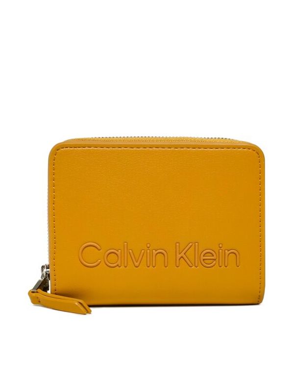 Calvin Klein Calvin Klein Малък дамски портфейл Ck Set Za Wallet Md K60K610264 Жълт