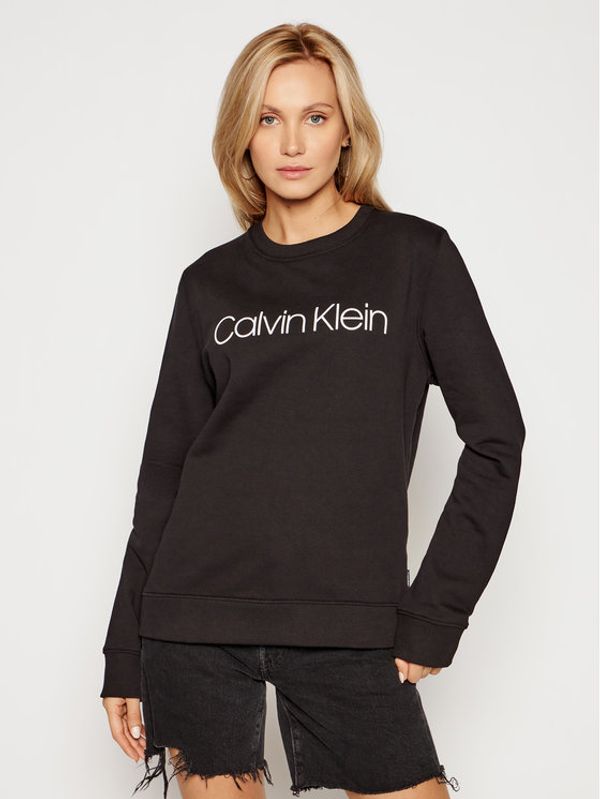 Calvin Klein Calvin Klein Суитшърт Core Logo Ls K20K202157 Черен Regular Fit