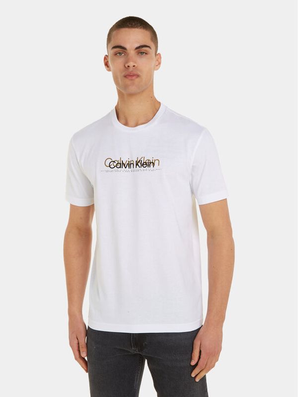 Calvin Klein Calvin Klein Тишърт K10K111838 Бял Regular Fit