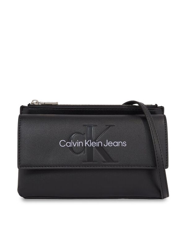 Calvin Klein Jeans Calvin Klein Jeans Дамска чанта Sculpted Ew Flap Xbody Mono K60K610579 Черен