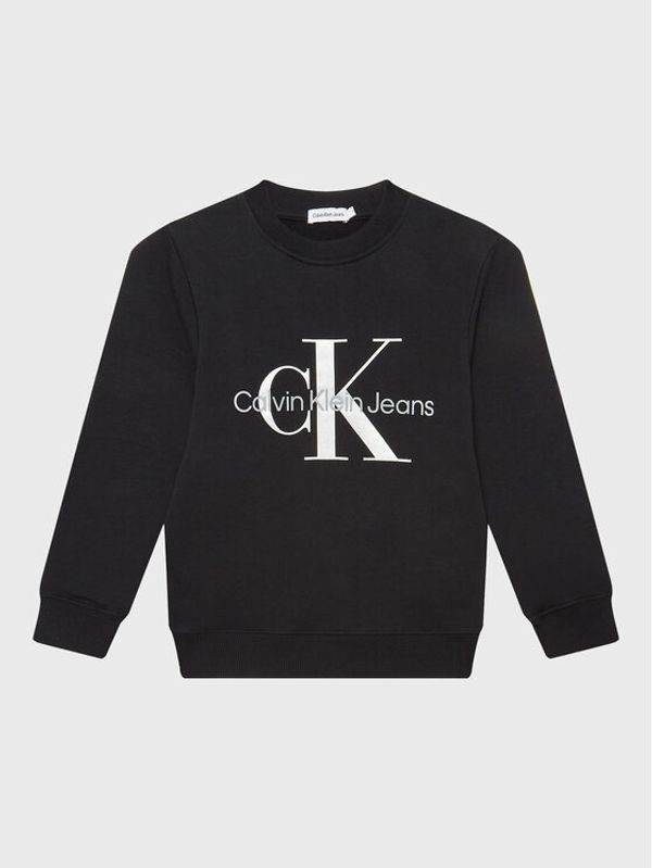 Calvin Klein Jeans Calvin Klein Jeans Суитшърт Monogram Logo IU0IU00265 Черен Regular Fit