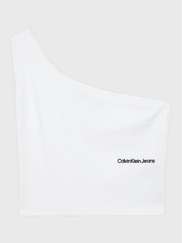Calvin Klein Jeans Plus Calvin Klein Jeans Plus Блуза J20J220788 Бял Regular Fit