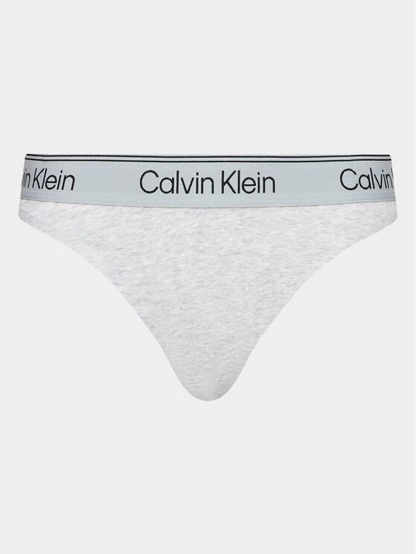 Calvin Klein Underwear Calvin Klein Underwear Дамски бикини тип бразилиана 000QF7189E Сив