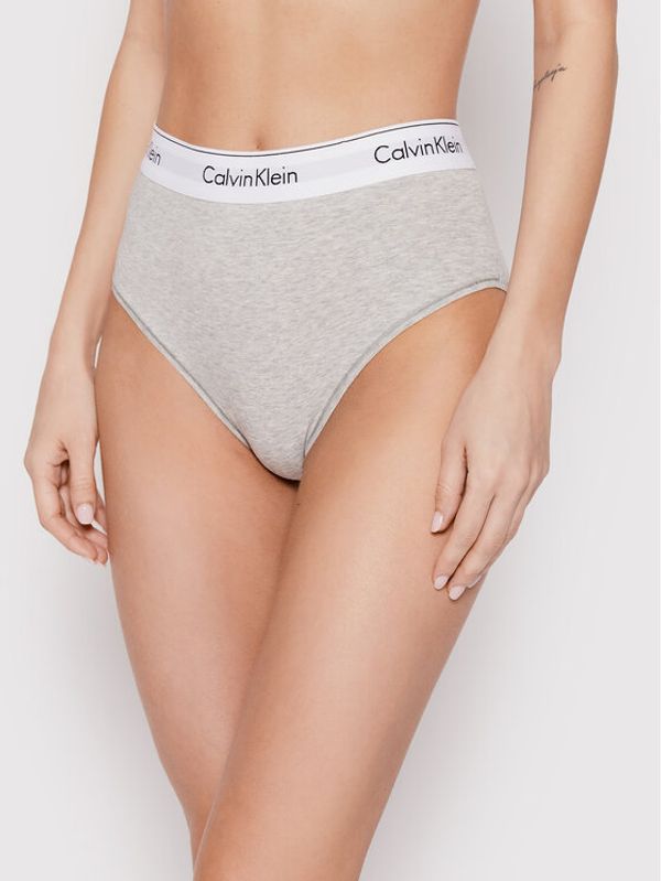 Calvin Klein Underwear Calvin Klein Underwear Класически бикини с висока талия 000QF6280E Сив