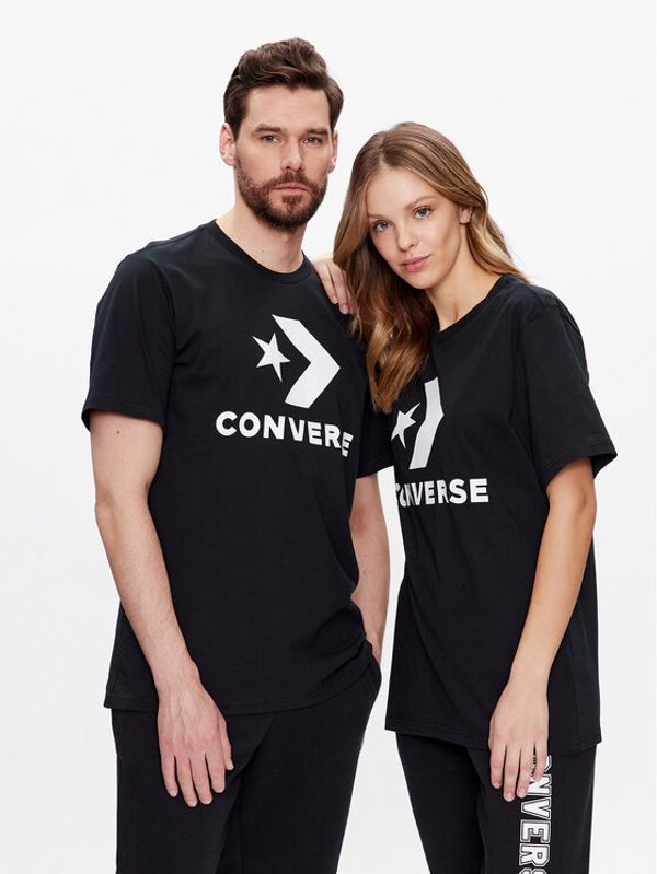Converse Converse Тишърт Unisex Chuck Patch 10025458-A02 Черен Standard Fit