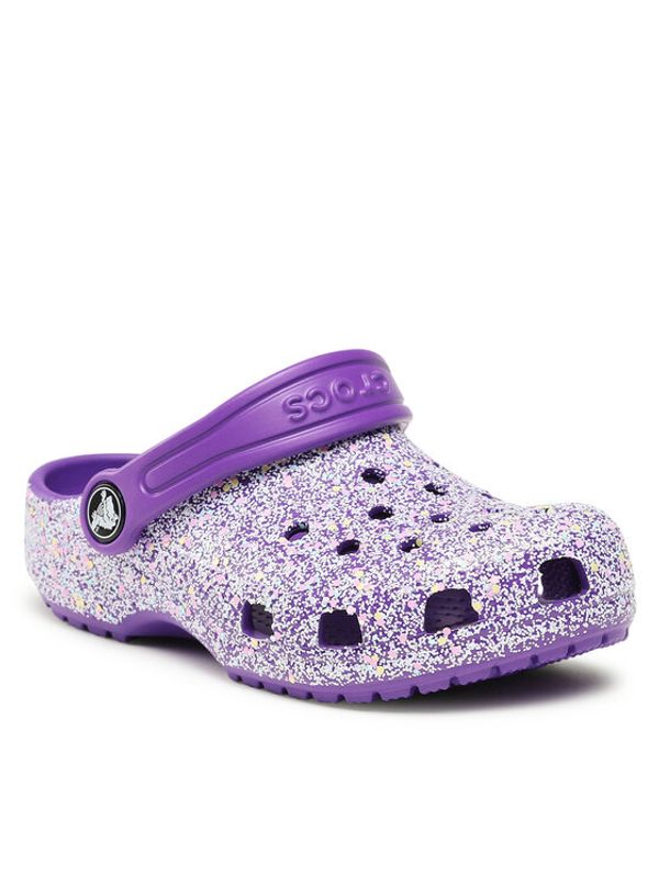 Crocs Crocs Чехли Crocs Classic Glitter Clog K 206993 Виолетов