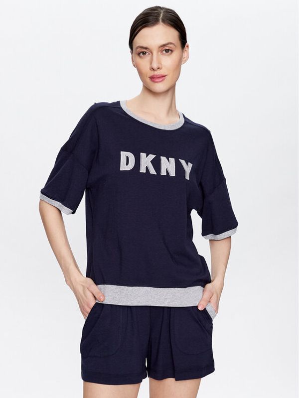 DKNY DKNY Пижама YI3919259 Тъмносин Regular Fit