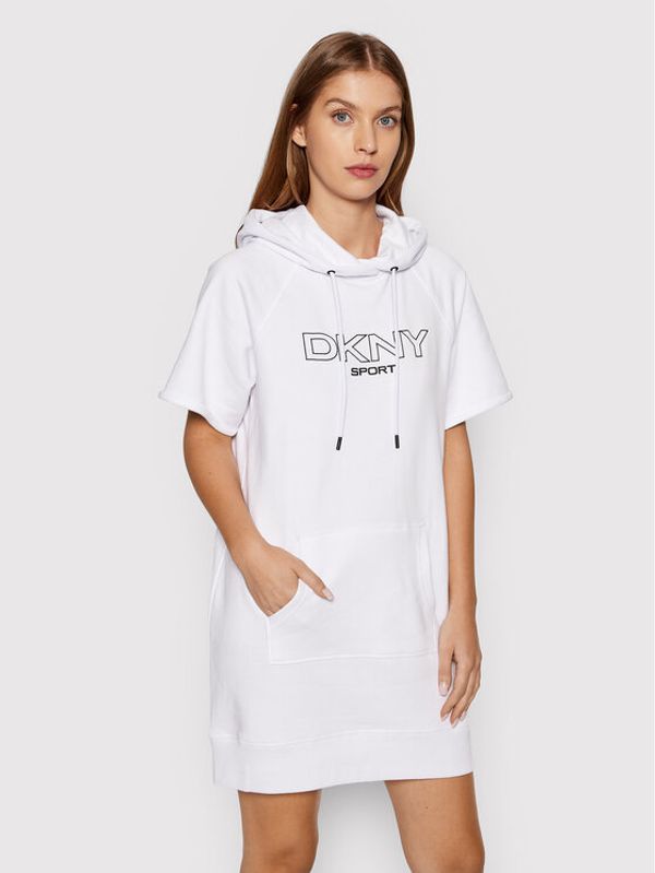 DKNY Sport DKNY Sport Плетена рокля DP1D4601 Бял Regular Fit