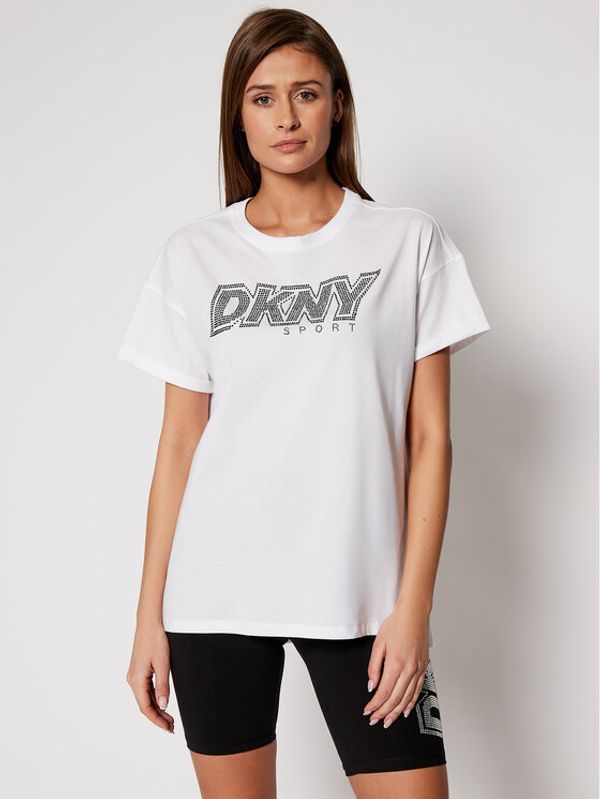 DKNY Sport DKNY Sport Тишърт DP0T7477 Бял Relaxed Fit