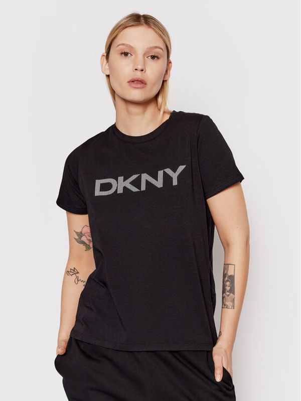 DKNY Sport DKNY Sport Тишърт DP1T6749 Черен Regular Fit
