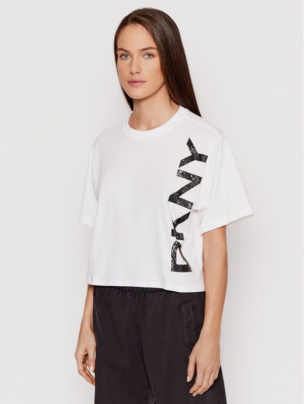 DKNY Sport DKNY Sport Тишърт DP1T8459 Бял Relaxed Fit