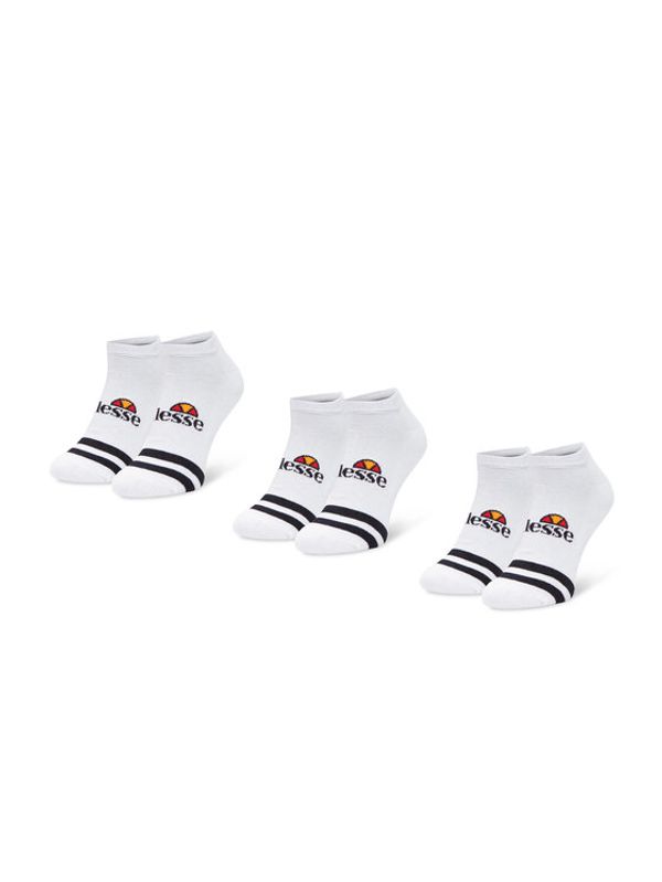 Ellesse Ellesse Комплект 3 чифта къси чорапи мъжки Melna SAAC0876 Бял