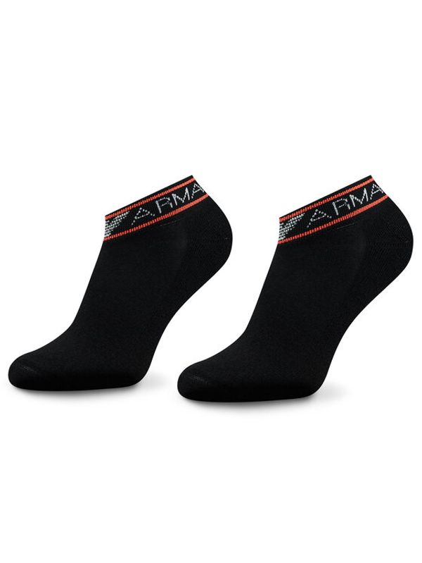 Emporio Armani Emporio Armani Комплект 2 чифта къси чорапи мъжки 292304 3R227 00120 Черен