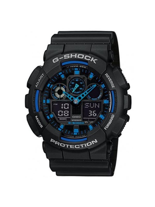 G-Shock G-Shock Часовник GA-100-1A2ER Черен