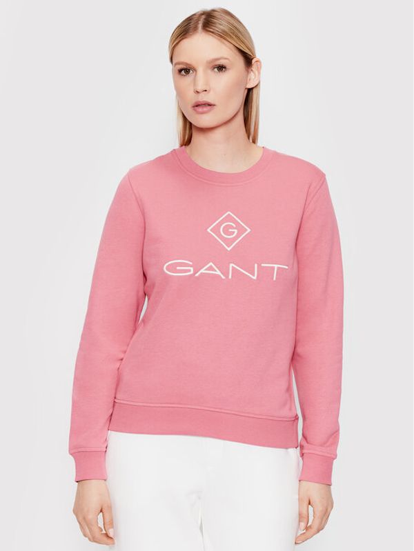 Gant Gant Суитшърт Lock Up 4204680 Розов Regular Fit