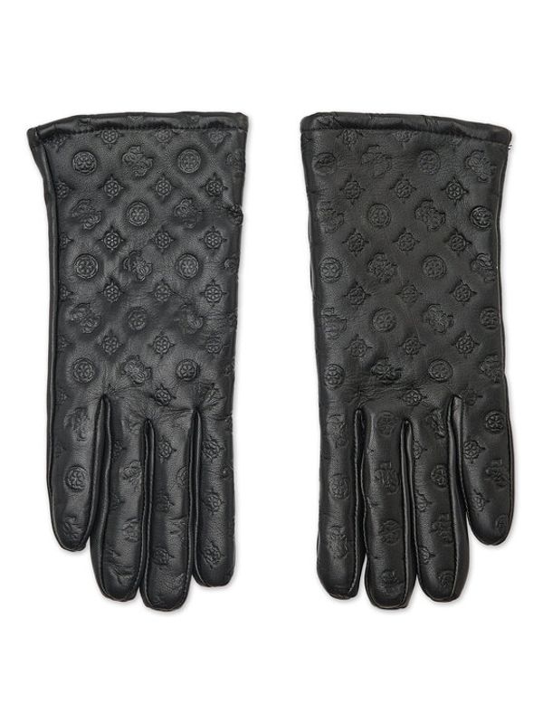 Guess Guess Дамски ръкавици AW9102 LEA02 Черен