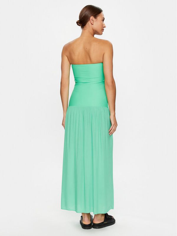 KARL LAGERFELD KARL LAGERFELD Лятна рокля Straples Beach Dress 231W2206 Зелен Regular Fit