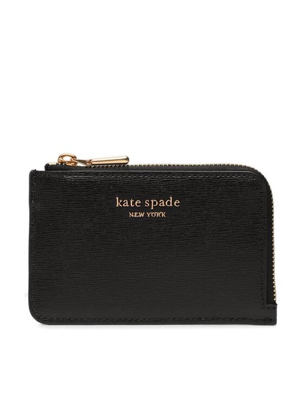 Kate Spade Kate Spade Калъф за кредитни карти Morgan Saffiano Leather Zip Ca K8919 Черен