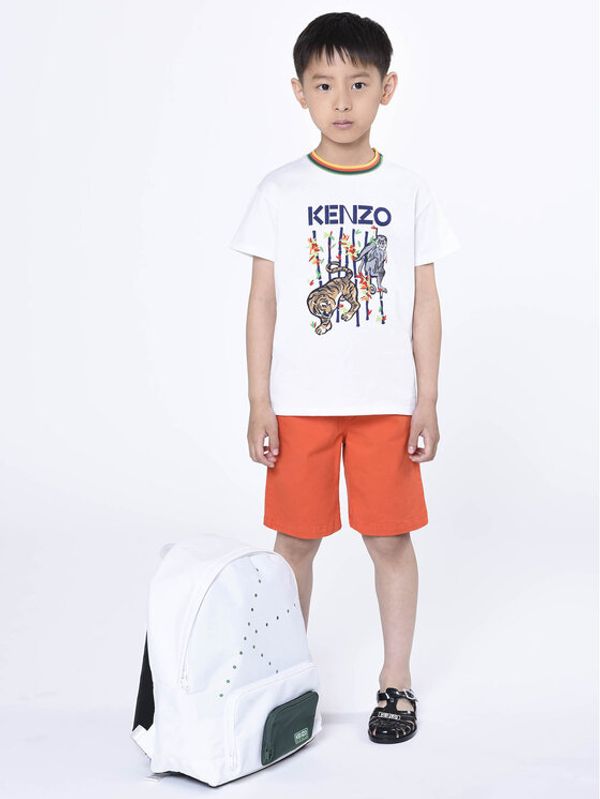 Kenzo Kids Kenzo Kids Тишърт K15617 S Бял Regular Fit