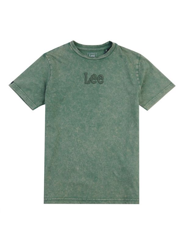 Lee Lee Тишърт Lee Tonal LEE0119 Зелен Regular Fit