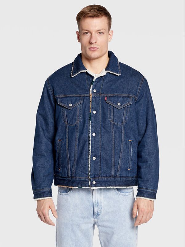 Levi's® Levi's® Дънково яке Sherpa Trucker Vintage A3176-0000 Тъмносин Relaxed Fit