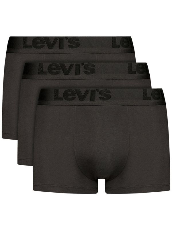 Levi's® Levi's® Комплект 3 чифта боксерки 37149-0296 Черен