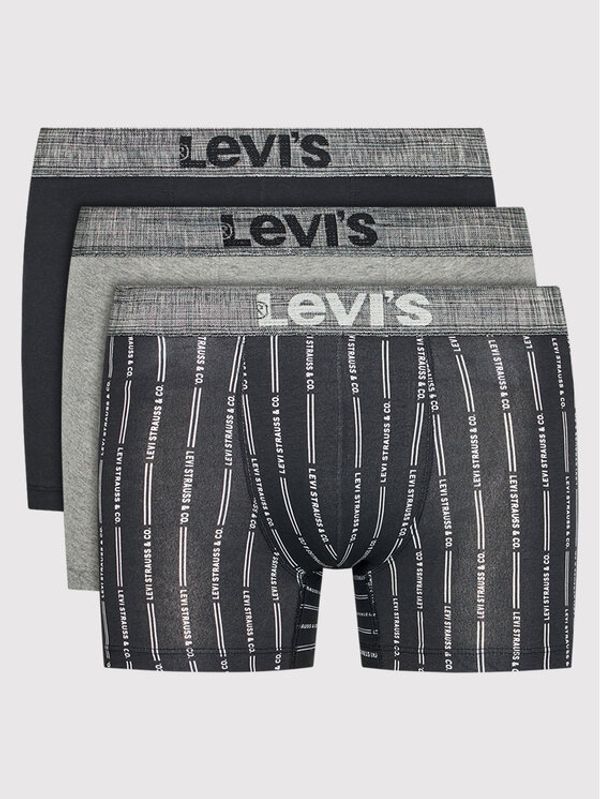 Levi's® Levi's® Комплект 3 чифта боксерки 701203917 Черен