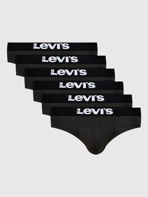 Levi's® Levi's® Комплект 6 чифта слипове 37149-0486 Черен