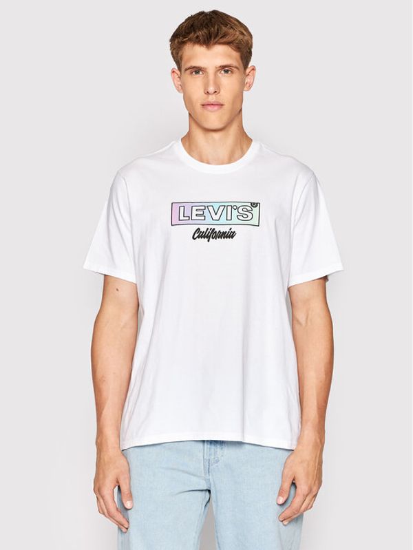 Levi's® Levi's® Тишърт Boxtab 16143-0603 Бял Relaxed Fit