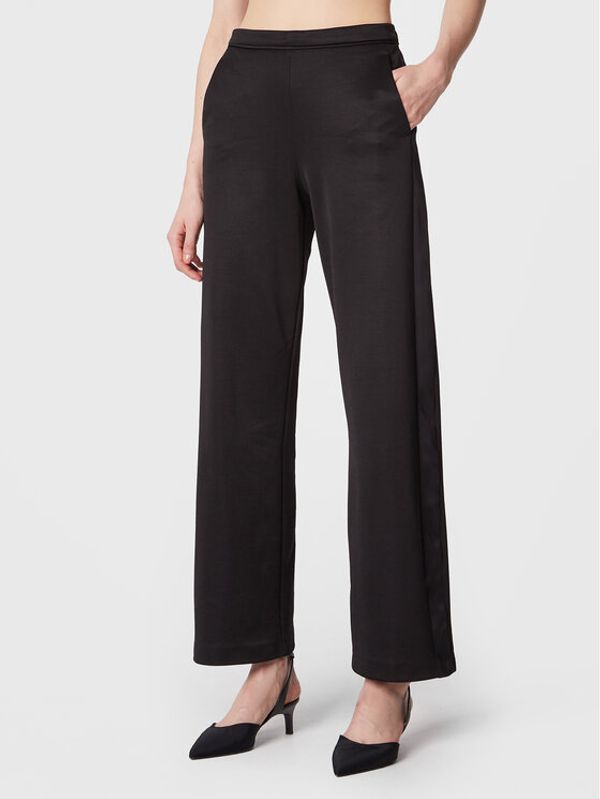 MAX&Co. MAX&Co. Текстилни панталони Cairo 77810123 Черен Regular Fit
