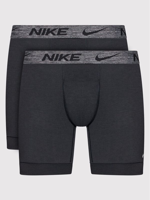 Nike Nike Комплект 2 чифта боксерки 0000KE1076 Черен