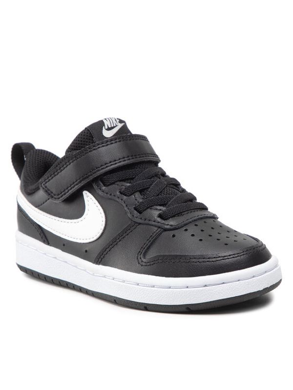 Nike Nike Обувки Court Borough Low 2 (PSV) BQ5451 002 Черен