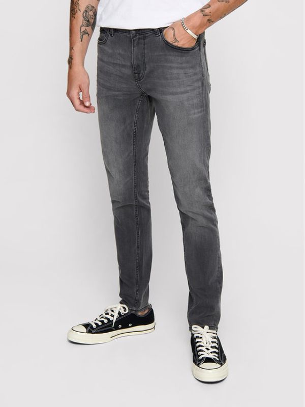 Only & Sons ONLY & SONS Дънки Warp 22012051 Сив Skinny Fit