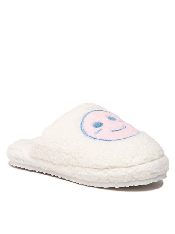 Pieces Pieces Пантофи Pcmulle Happy Slipper 17129247 Бял