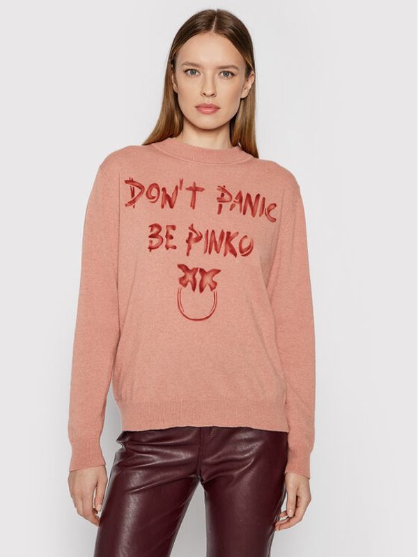 Pinko Pinko Пуловер Mesolone 1G16X0 Y7GZ Розов Regular FIt